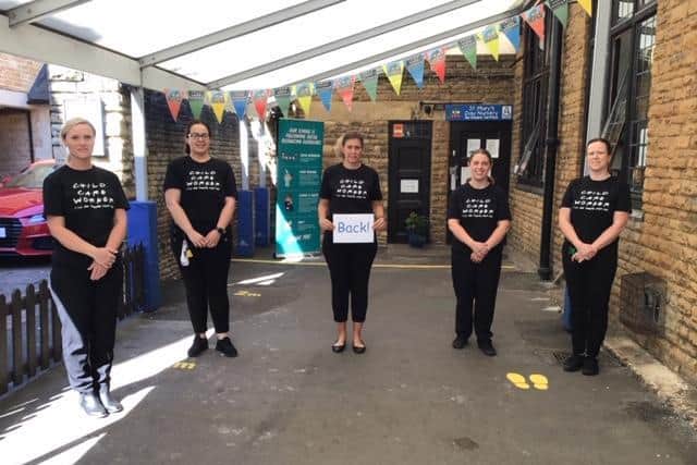 Staff were excited to welcome children back to St Mary's on Monday (June 1).