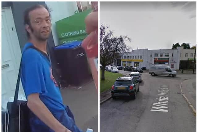 Police want to speak to this man seen near Whitehills Crescent