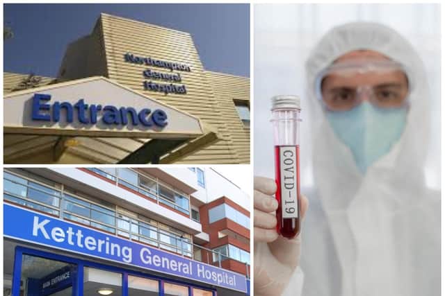 The number of Covid-19 victims in Northamptonshire's two main hospitals now stands at 434