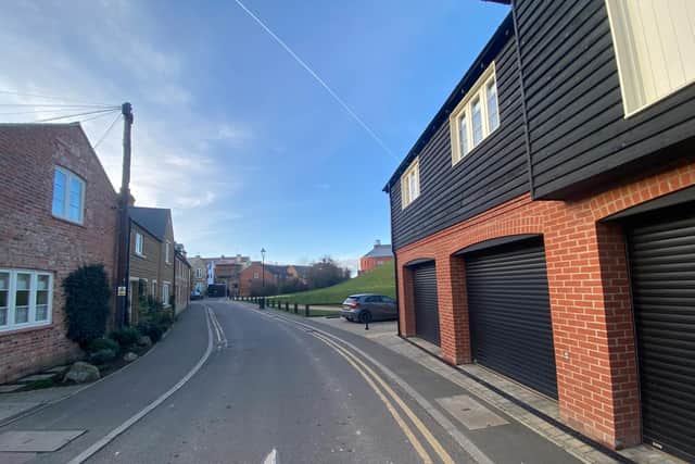 Part of the redevelopment of Moat Lane in Towcester. Photo: South Northamptonshire Council