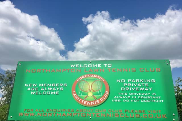 There has been a rise in membership requests at Northampton Lawn Tennis Club