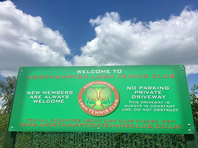 There has been a rise in membership requests at Northampton Lawn Tennis Club