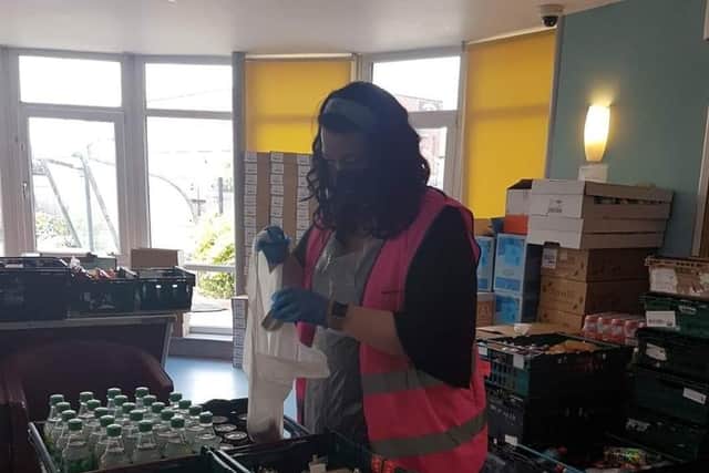 Clair has continued to volunteer throughout the pandemic.