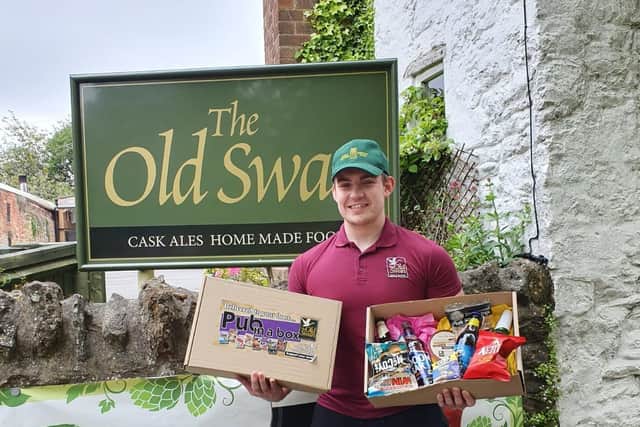 The Old Swan has launched its Pub-in-a-Box to fund a weekly free stew night for the village's most isolated residents.