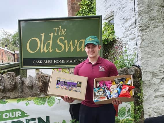 The Old Swan has launched its Pub-in-a-Box to fund a weekly free stew night for the village's most isolated residents.
