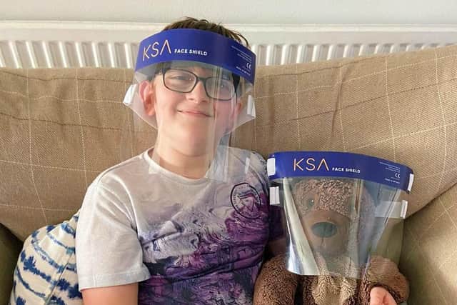 A whopping five thousand face shields were put together everyday by kind-hearted helpers.
