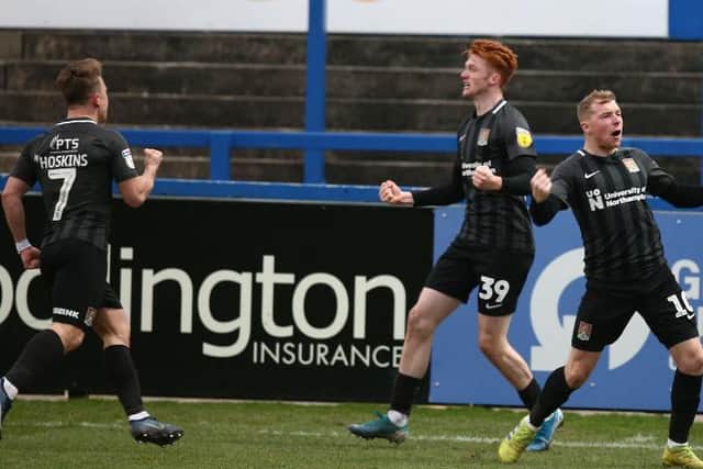 Cobblers are just three games from promotion to League One.