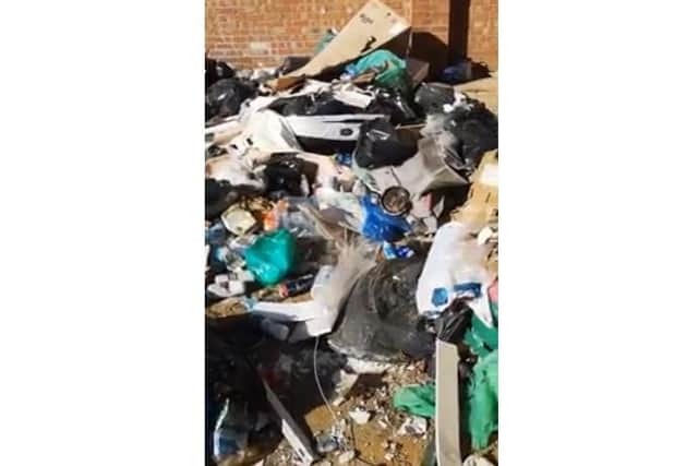 A video of the severe rubbish dumping was shared to the Northampton's Rubbish Facebook page last week.