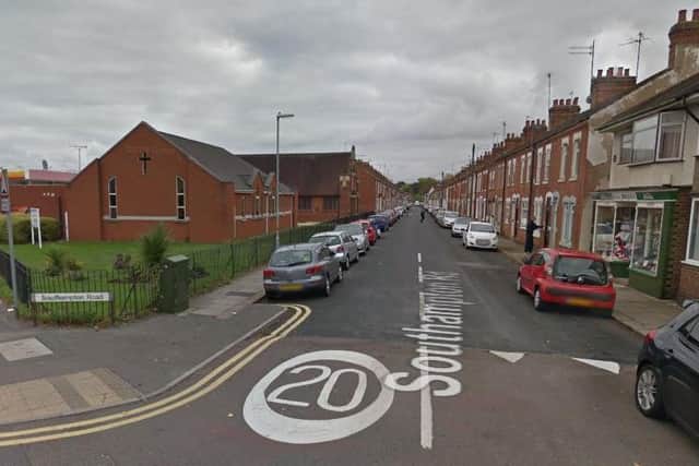 The van was broken into in Southampton Road, Northampton