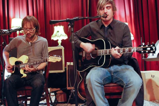 Fightstar performing an acoustic set at The Picturedrome in 2009. Photo by David Jackson.