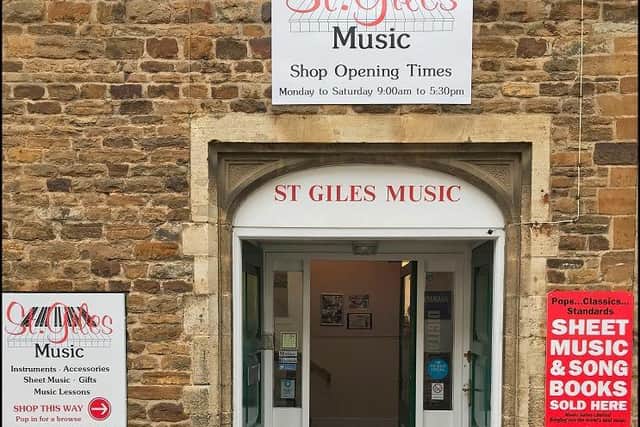 St Giles Music on St Giles Street, Northampton