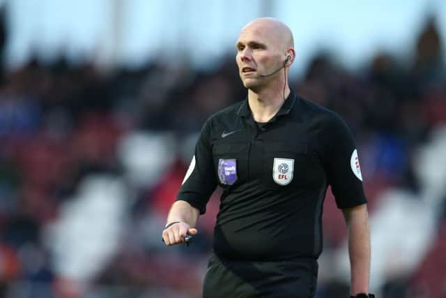 Charles Breakspear will take charge of the second leg between Exeter and Colchester.