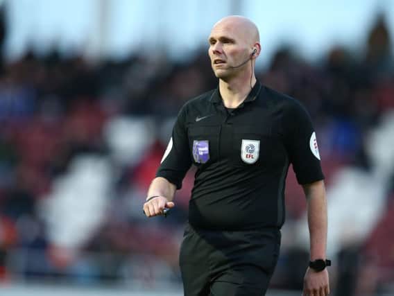 Charles Breakspear will take charge of the second leg between Exeter and Colchester.