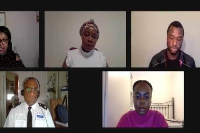 Supt Murray addressed questions about stop and search and the force's response to BLM protests