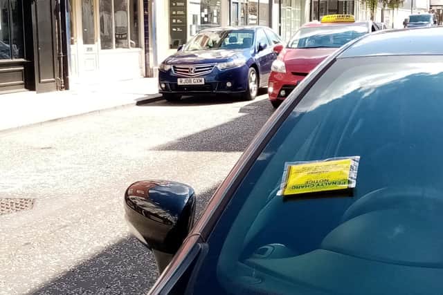 Parking fees are back in Northampton's town centre streets as this motorist found to his cost