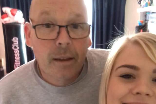 Stephen with daughter Gemma.
