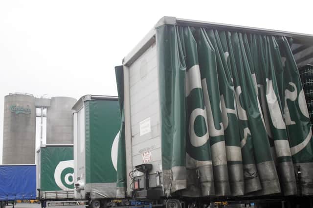 Carlsberg's brewery in Bridge Street, Northampton
