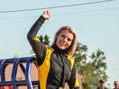 Ellie Pacey wants to show younger girls that you can be interested in motor sport and still be 'girly'.