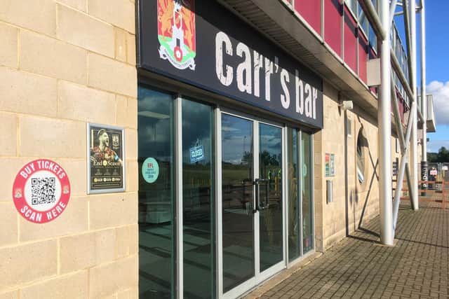 Carr's Bar was all locked up