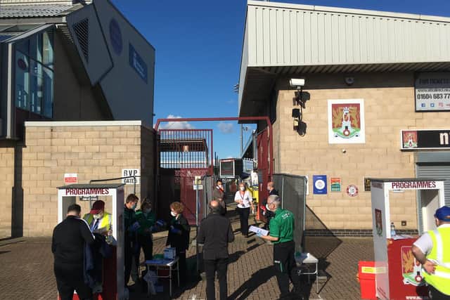 The pop-up health check centre