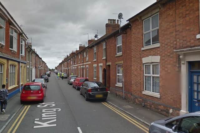 Police raided a property in King Street early on Sunday morrning