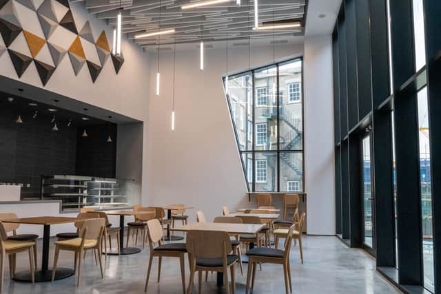 The new-look museum cafeteria