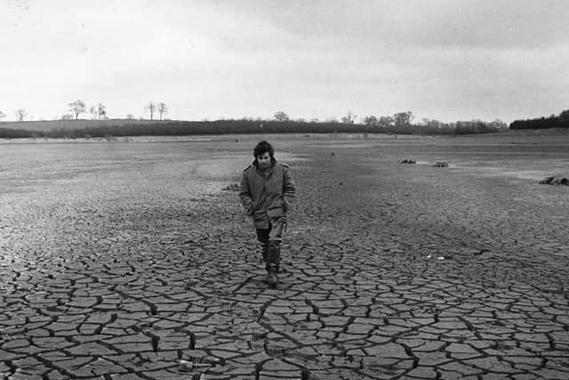 How Pitsford Reservoir looked during the drought of 1976. Photo: Getty Images