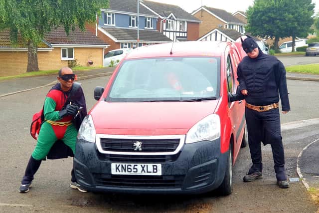 Alan and his partner completed their rounds as superheroes last week.