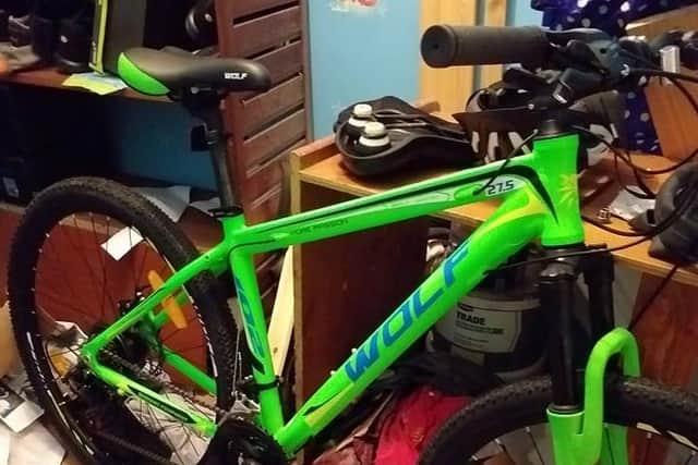 The bike that was stolen on Monday (June 22).