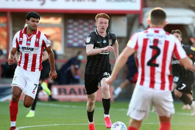 Cobblers striker Callum Morton