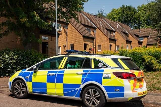 Police found the body of Andrew Pomroy at an adress in Littlewood Close on Tuesday. Photo: Leila Coker