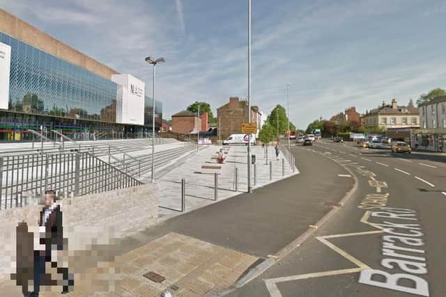 Police answered a 999 call after reports of gangs fighting in Barrack Road on Wednesday night