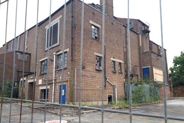 the back of the bingo hall