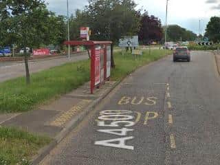 The attack reportedly happened when the bus was close to the new Aldi store in Weedon Road