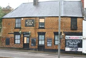 The Old Black Lion pub in Black Lion Hill, Northampton