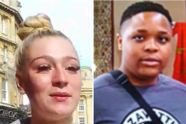 Missing pair Courtney Howard, 17, and 15-year-old Thendo Budzwa were seen in Upton on Wednesday