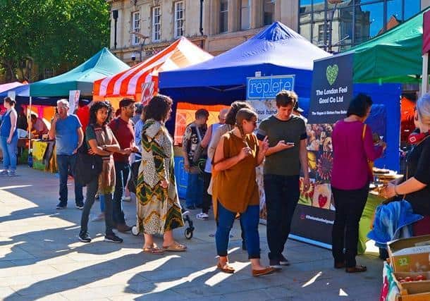 Library picture of previous Vegan Market