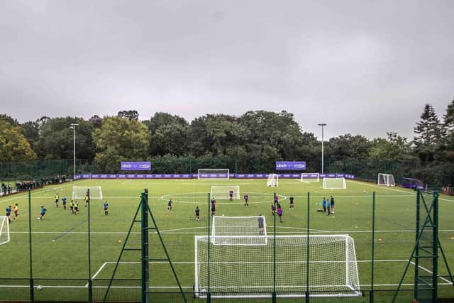 The all-weather pitch at Northampton School for Boys has been resurfaced (Pictures: Kirsty Edmonds)