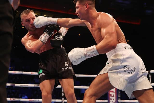 Kieron Conway was too good for JJ Metcalf as he claimed a win in their big super welterweight showdown in Liverpool last Saturdaty night. The fight was beamed across the world on DAZN