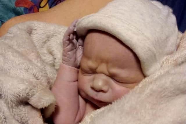 First pictures: baby Reggie Richards/