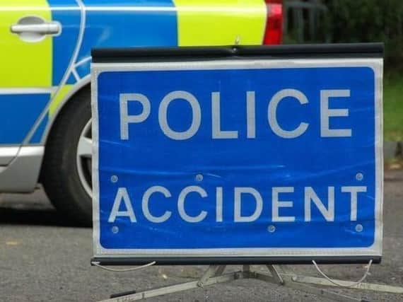 An overturned trailer is partially blocking the A43 heading towards Northampton