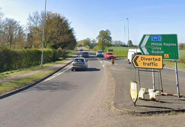 Police confirmed a woman suffered serious head and pelvis injuries in a smash on the A509 last night