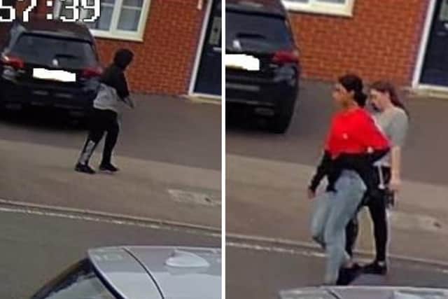 Police want to identify these three people spotted on security camera in Auckland Close