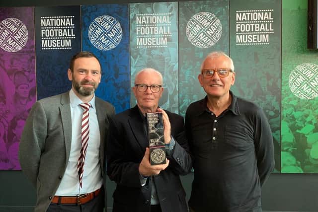 CEO James Whiting represented the club at the National Football Museum. Picture: @NTFC.