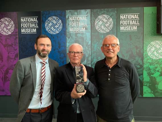 CEO James Whiting represented the club at the National Football Museum. Picture: @NTFC.