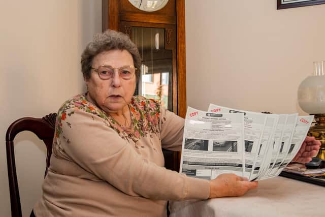 Joy Dawson has been fined a whopping 10 times by West Northamptonshire Council for driving in the St James' Road bus lane outside Westbridge Garage