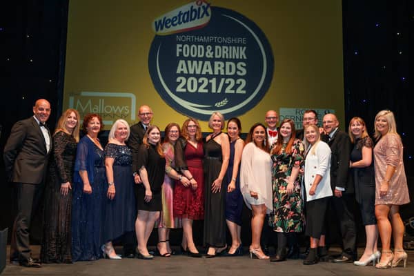 Smiles all around from the team at Weetabix with Rachel Mallows MBE DL.