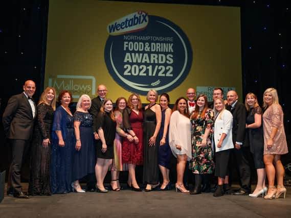 Smiles all around from the team at Weetabix with Rachel Mallows MBE DL.