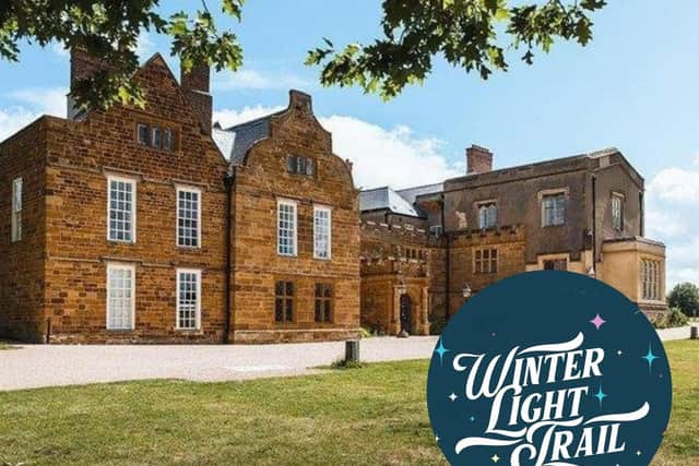 The winter light trail will be held at Delapre Abbey.