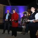 Cllr Jason Smithers (leader of NNC) and Sue Beardsmore (chair of England, Midlands & East Heritage Lottery Fund) cut the ribbon to officially open the attraction
